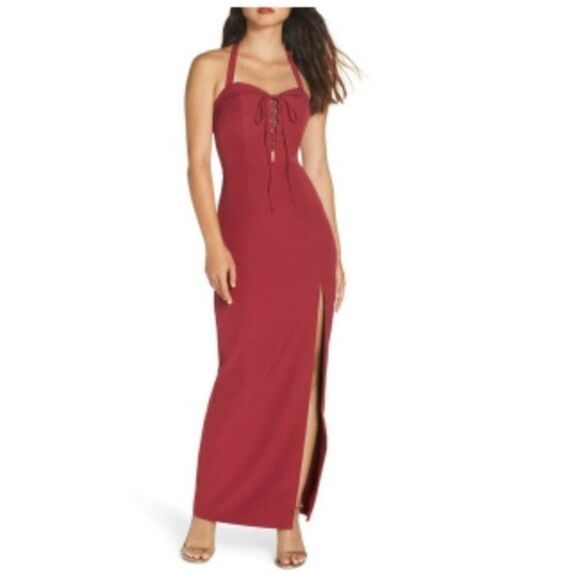 WAYF The Sydney Convertible Halter Dress - Picture 1 of 8